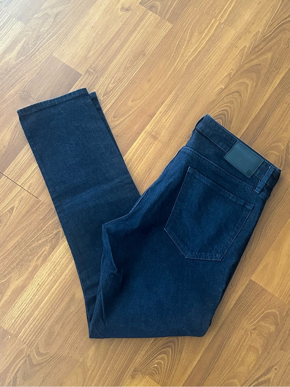 Bonobos Men‘s Denim Jeans 34/32 Dark Blue Tailored